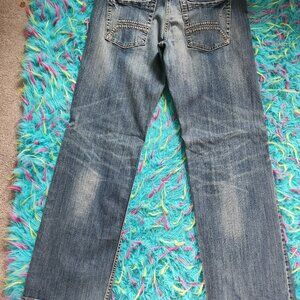 Mens Helix loose straight jeans